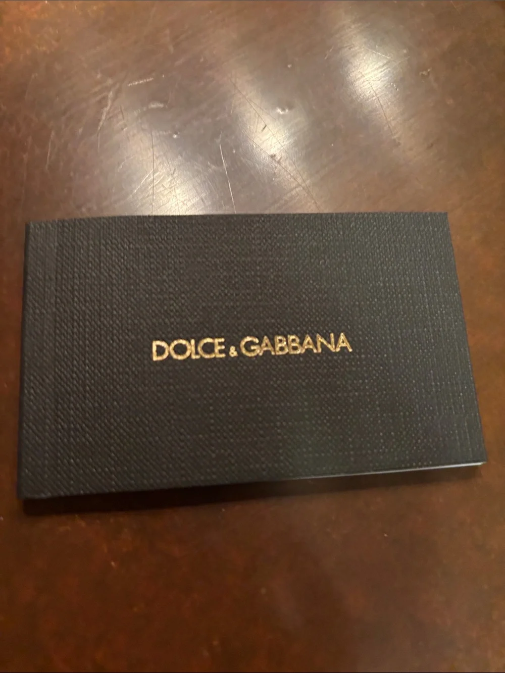 NWT D&G Matte Black Square Sunglasses with Dark Lenses